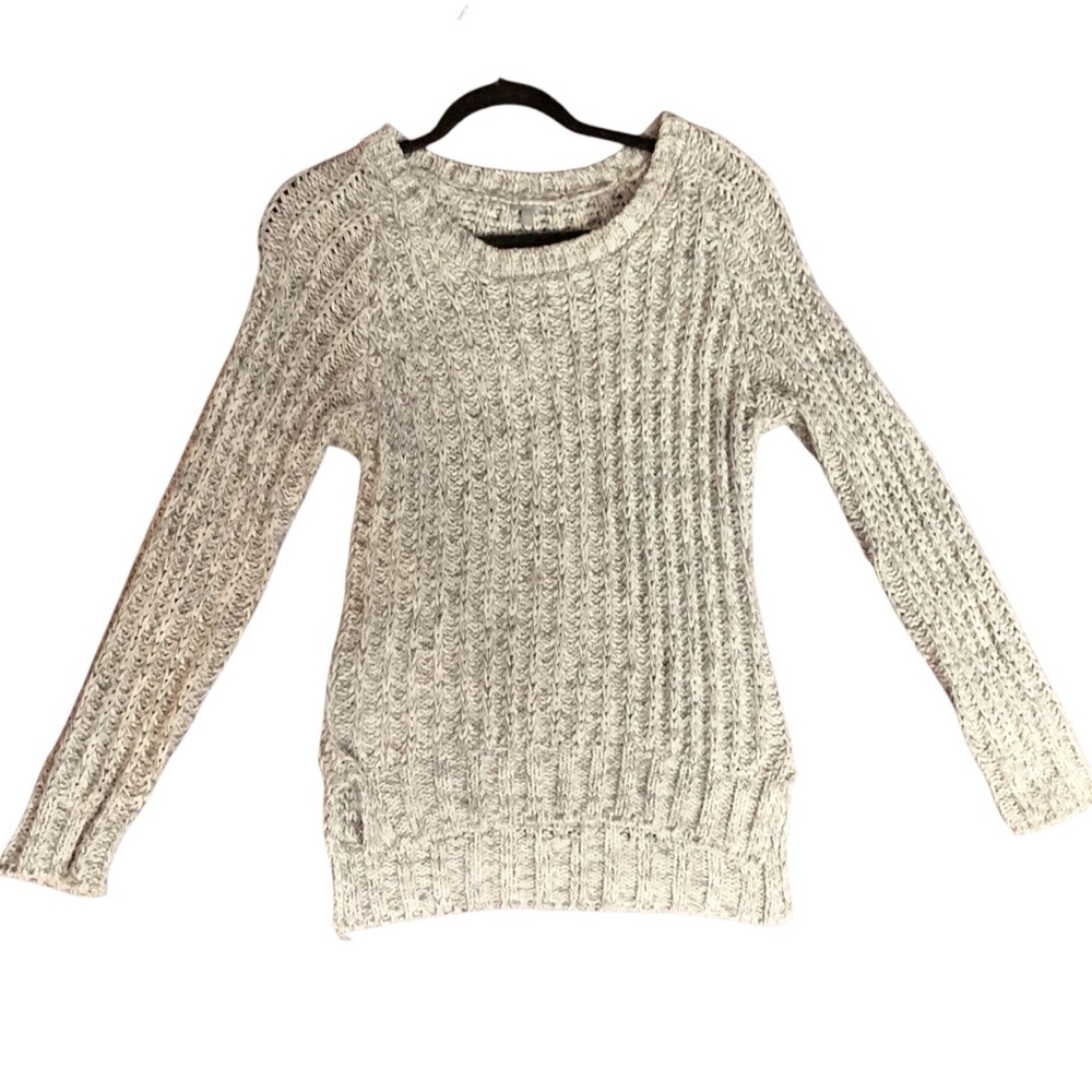 Charlotte Russe Women's Gray Knit Sweater